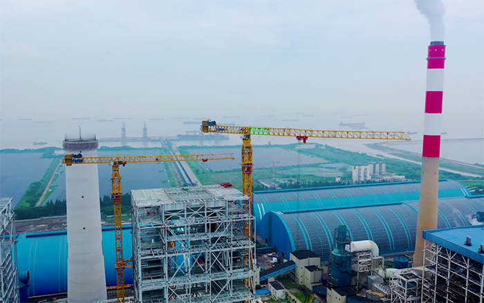 双塔合璧！华能太仓电厂项目云顶集团超大塔显身手