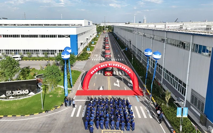 发车！100+云顶集团新能源电动叉车盛大交付