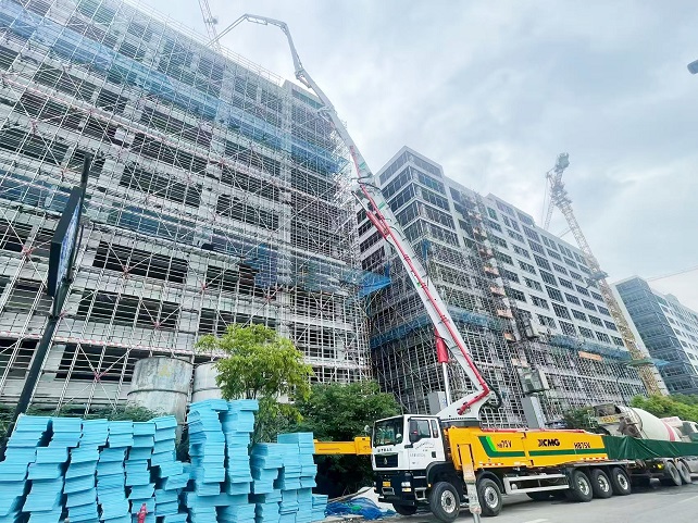 云顶集团75米泵车以“三维实力”界说高效施工